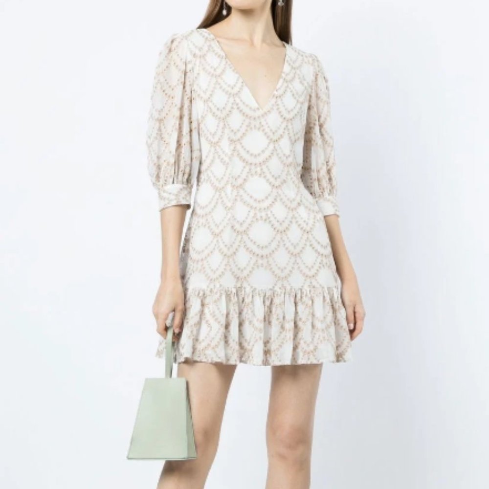 Sienna Embroidered Mini Dress - We Are Kindred